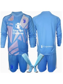 Billige Juventus Keeper Tredjedraktsett Barn 2024-25 Langermet (+ Korte bukser)